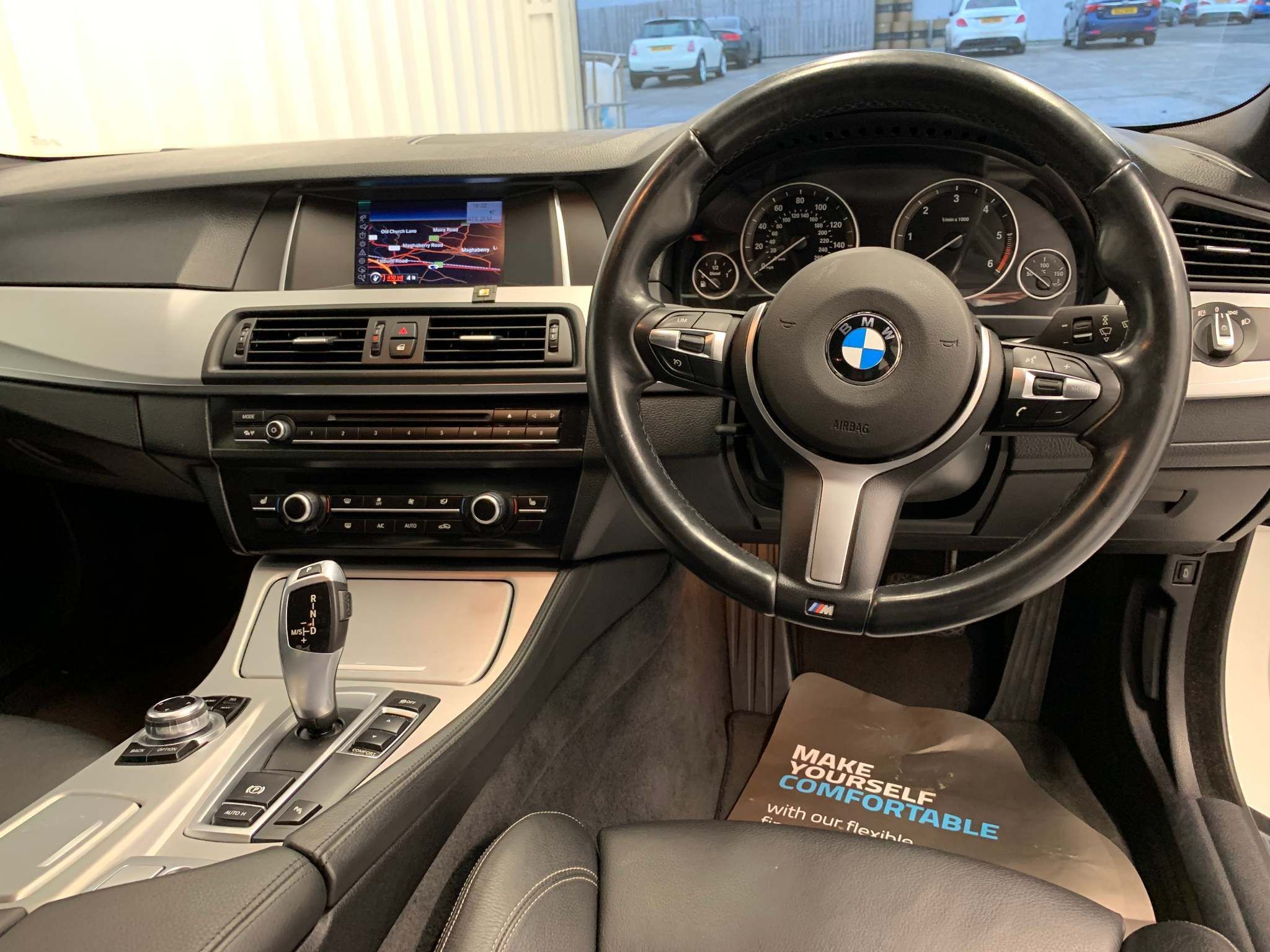 13 Bmw 5 Series 2 0 5d M Sport M5 Body Kit Inch Alloys 2 0 Diesel Automatic White Ballinderry Car Sales Cars Ni