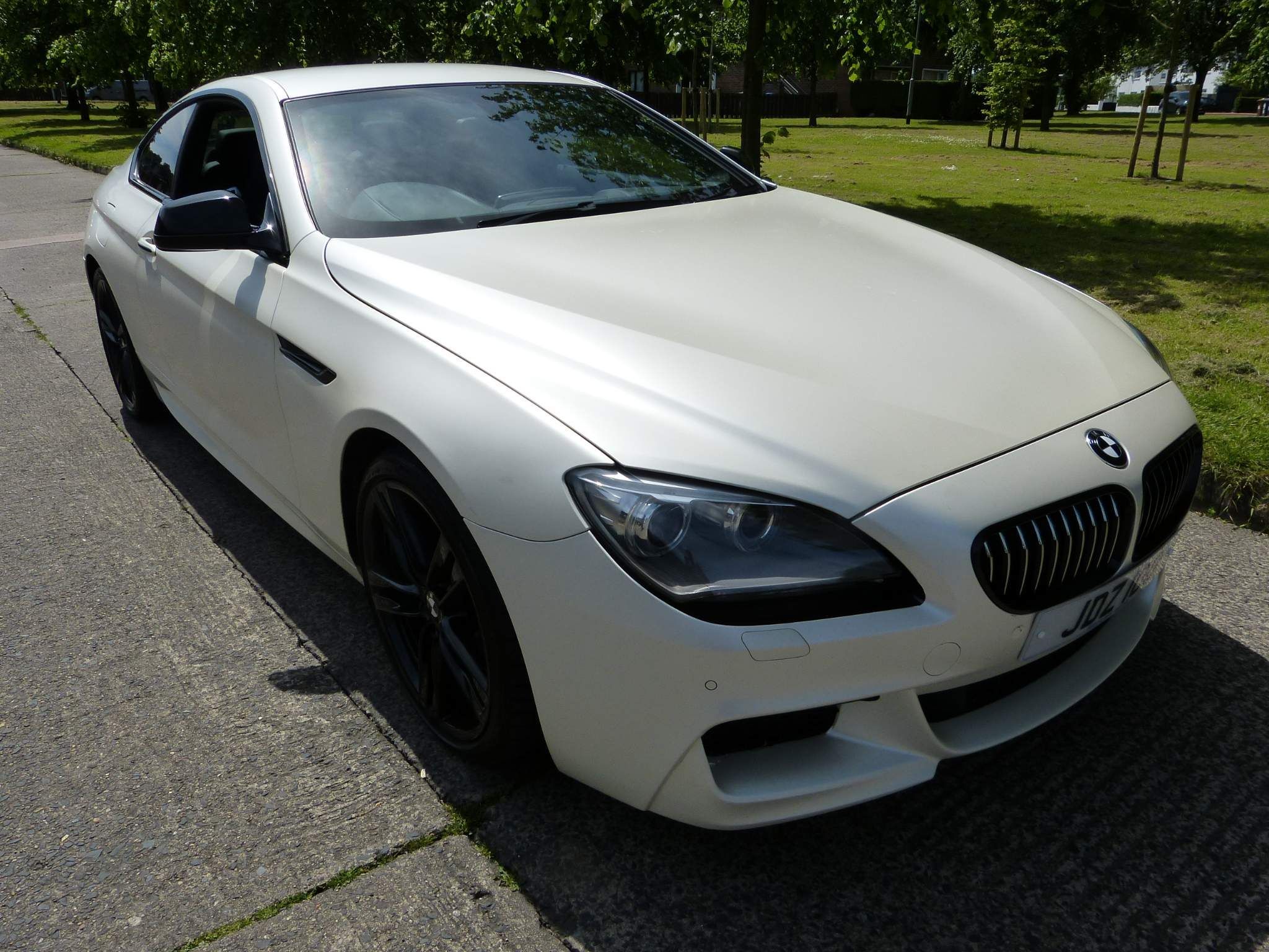 2013 BMW 6 Series 3.0 640d M Sport Diesel Automatic this car is wrapped ice white – Beechlawn Motors Belfast full