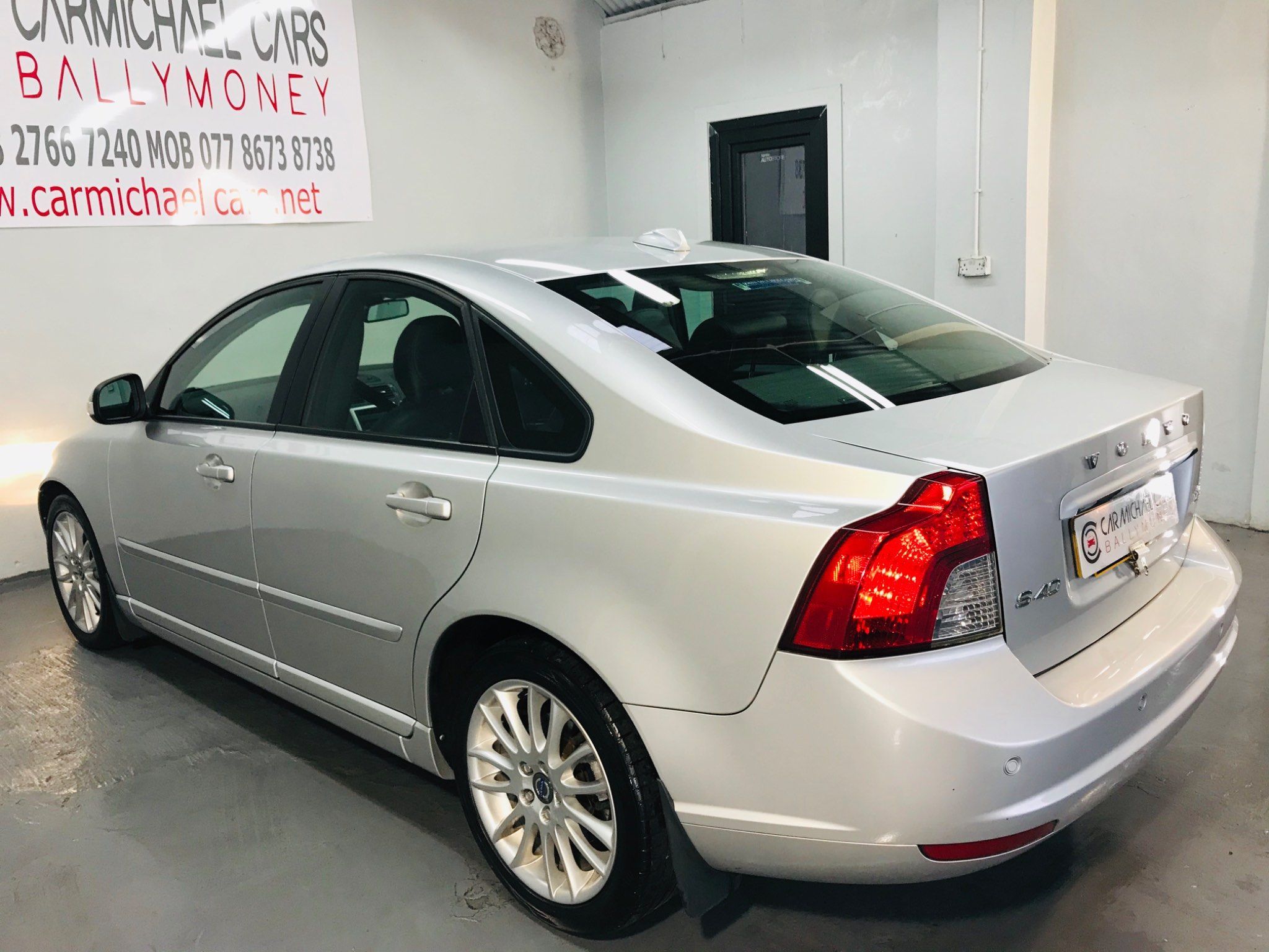 2013 Volvo S40 1.6 TD DRIVe SE Lux SILVER, 103K, FULL LEATHER 1.6 Diesel Manual Silver £3990