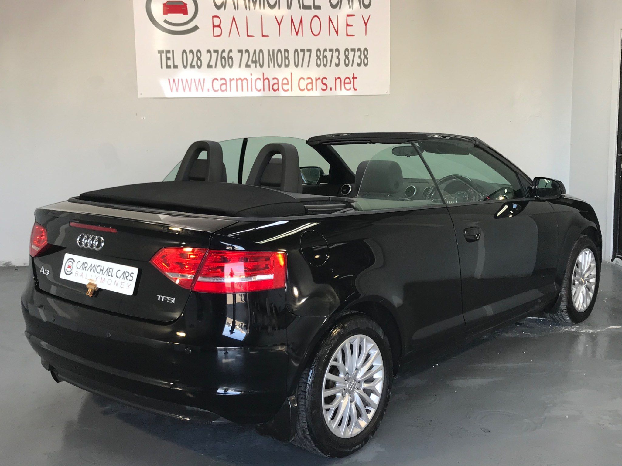2011 Audi A3, A3 Cabriolet 1.2 TFSI Cabriolet BLACK, 88K, 1.2 Petrol