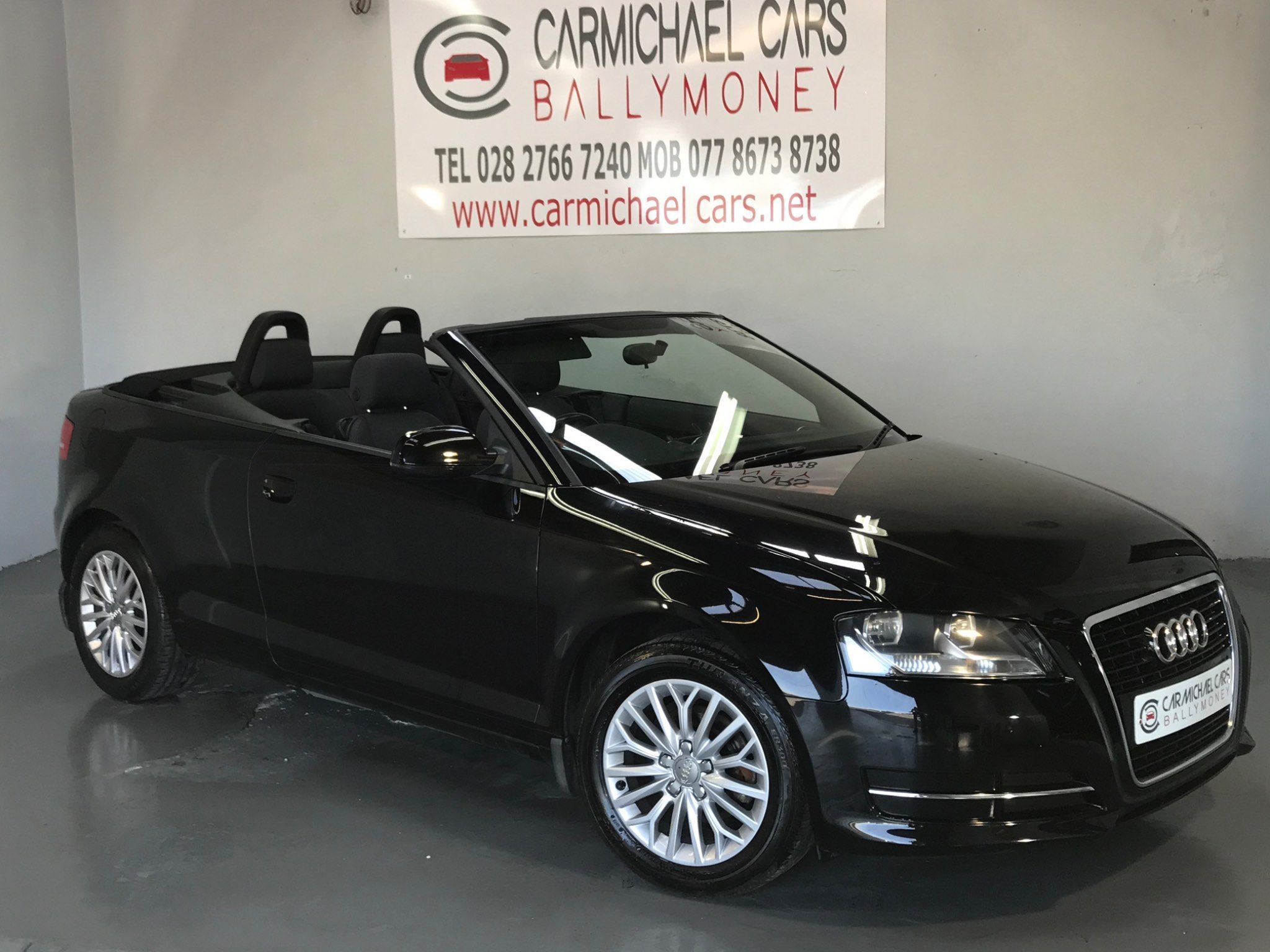 2011 Audi A3, A3 Cabriolet 1.2 TFSI Cabriolet BLACK, 88K, 1.2 Petrol ...