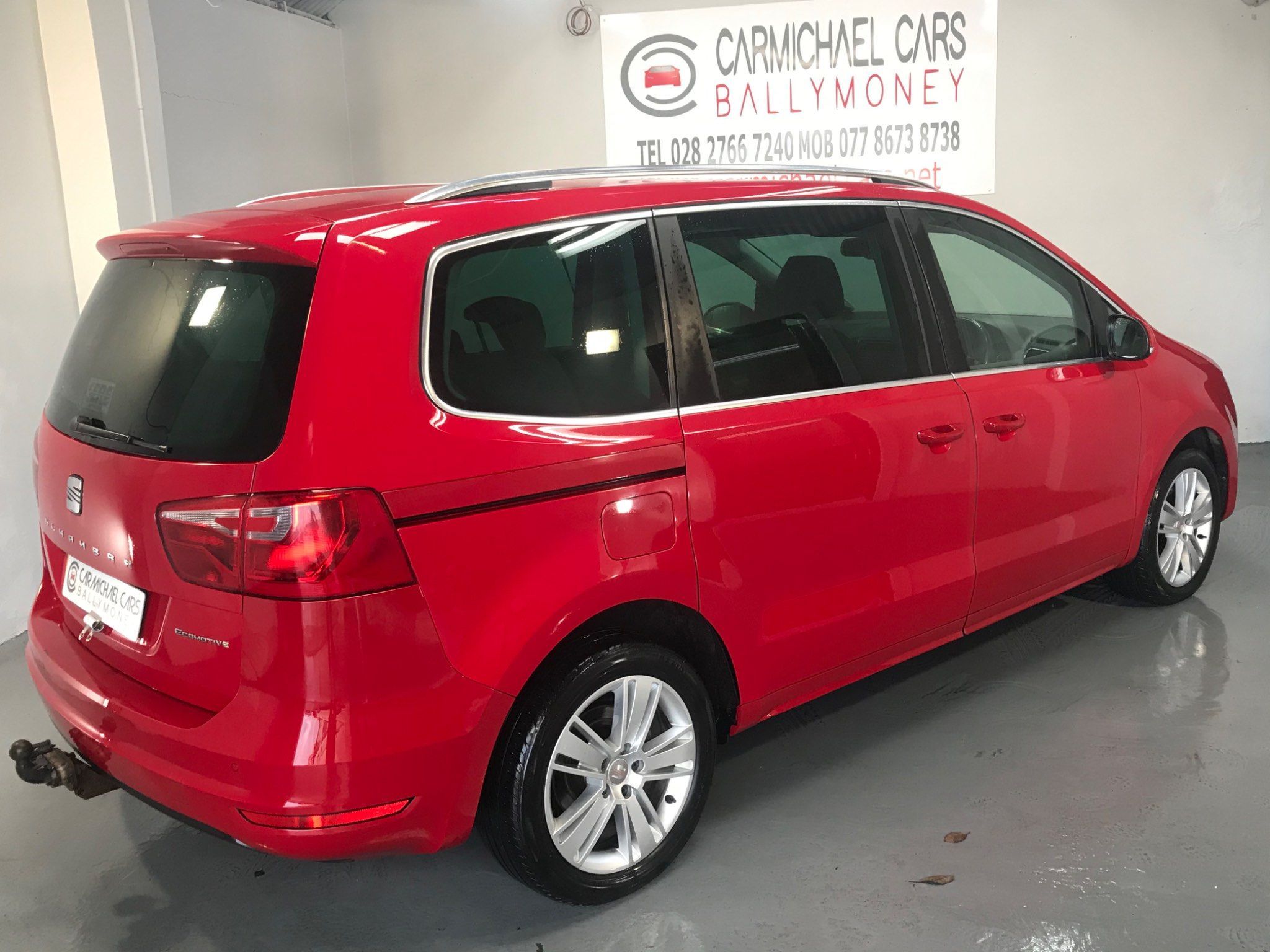 2011 SEAT Alhambra 2.0 TDI CR SE RED, 123K, SERVICE HISTORY 2.0 Diesel Manual Red £5990