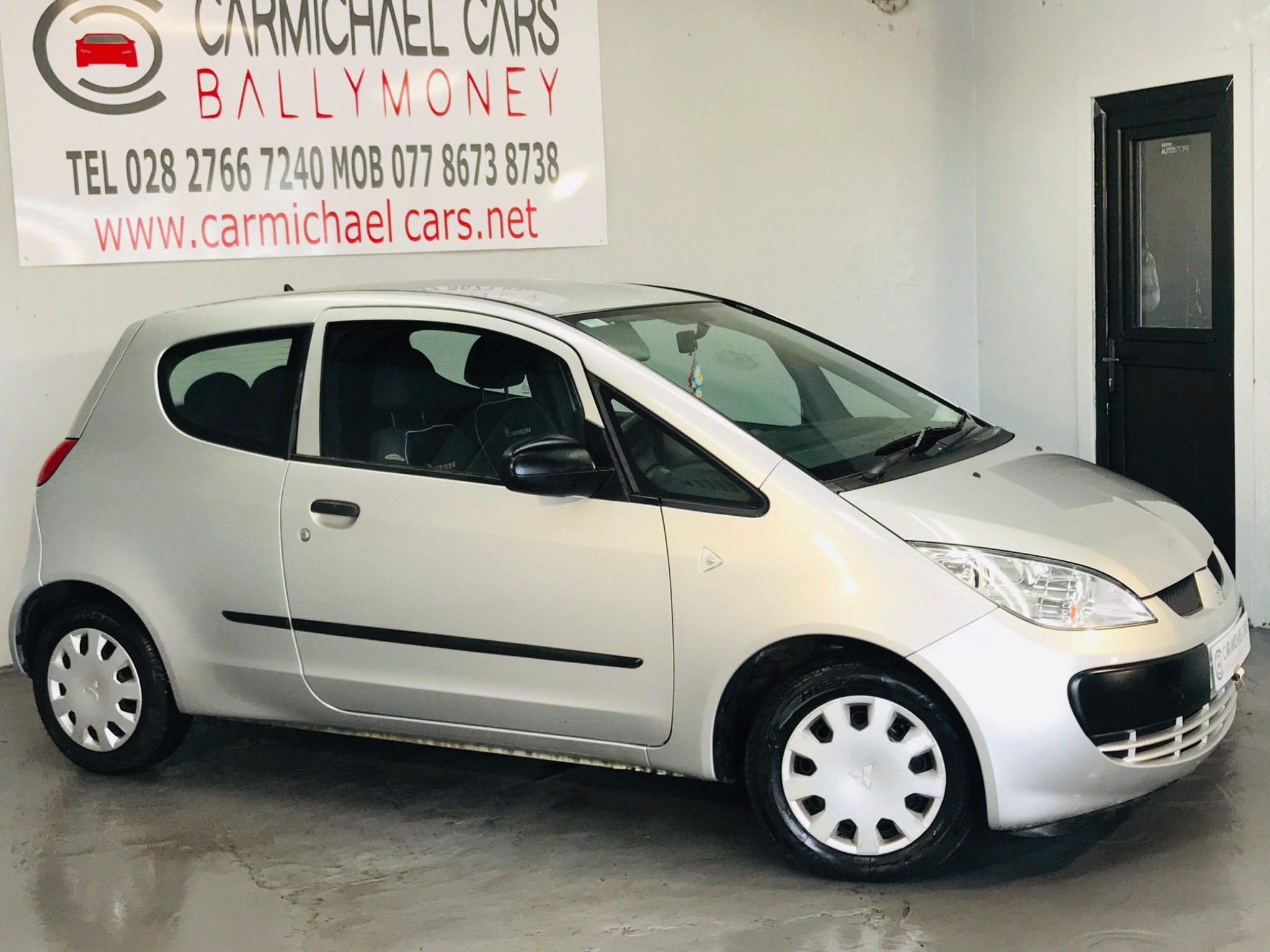 2007 Mitsubishi Colt 1.1 CZ1 SILVER, 55K, 1.1 Petrol Manual Silver £