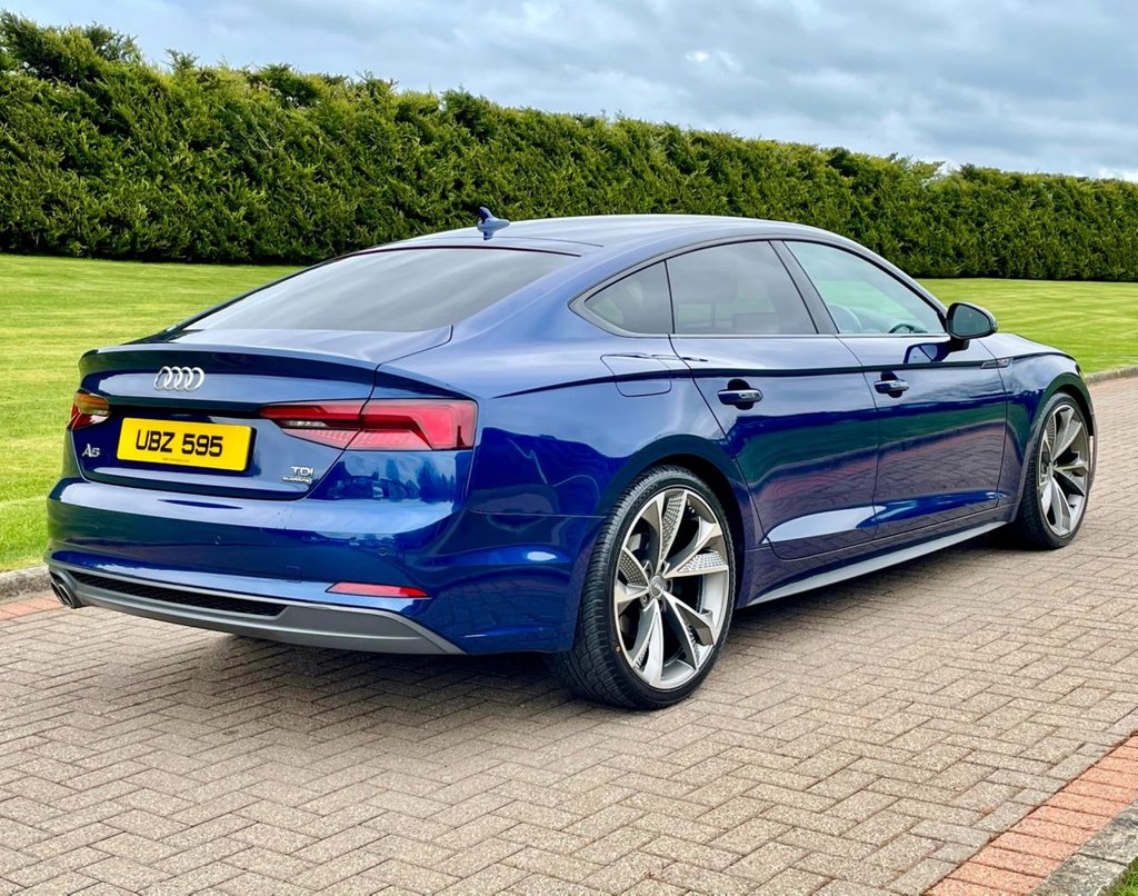 2018 Audi A5 2.0 SPORTBACK TDI QUATTRO S LINE 2.0 Diesel Blue £20750